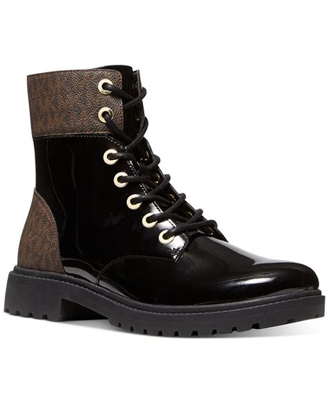 michael kors combat boots sale|Michael Kors alistair bootie.